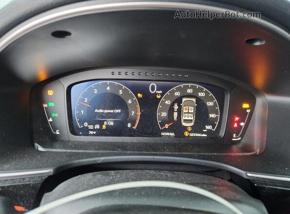 2HGFE1E5XSH474186 2025 HONDA CIVIC Серый Вид щитка приборов