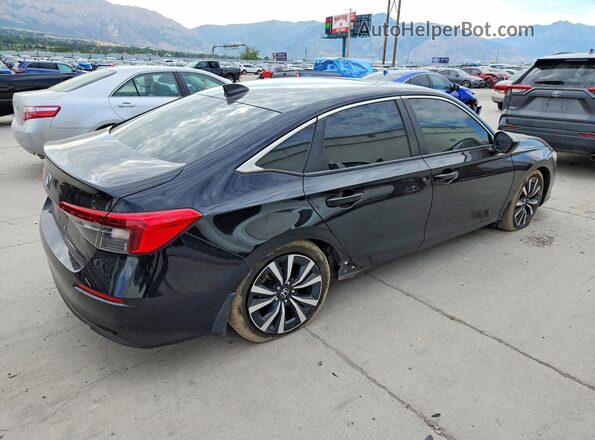 2HGFE1F70NH326438 2022 HONDA CIVIC Black Trasero derecho