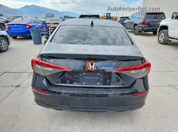 2HGFE1F70NH326438 2022 HONDA CIVIC Black Vista trasera