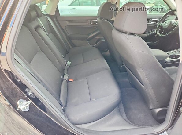 2HGFE1F70NH326438 2022 HONDA CIVIC Black Vista de los asientos traseros