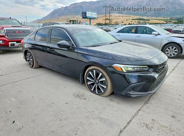 2HGFE1F70NH326438 2022 HONDA CIVIC Black Delantero derecho