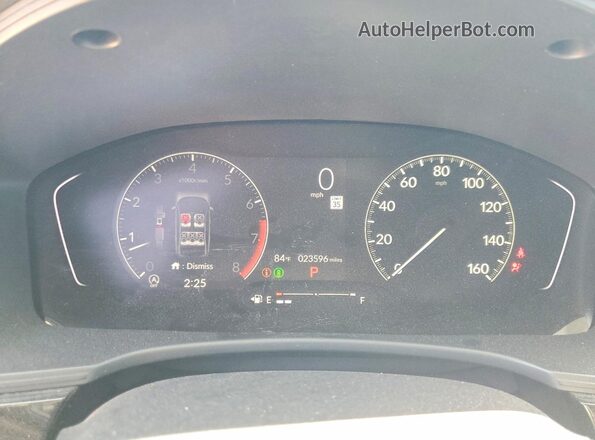 2HGFE1F70RH315932 2024 HONDA CIVIC Charcoal Instrument cluster view