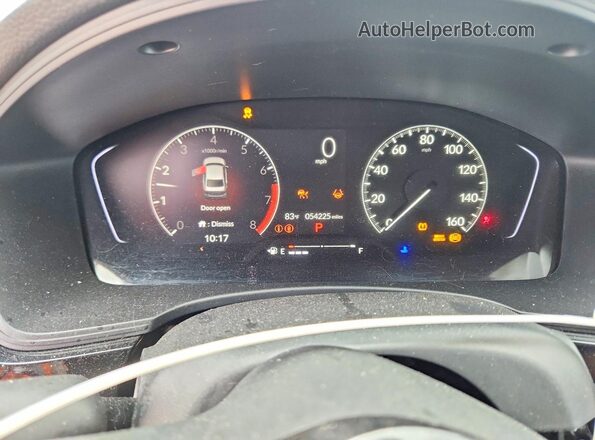 2HGFE1F72PH310423 2023 HONDA CIVIC Blue Instrument cluster view