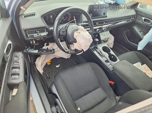 2HGFE1F72PH310423 2023 HONDA CIVIC Blue Dashboard view