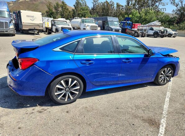2HGFE1F72RH301417 2024 HONDA CIVIC Blue უკანა მარჯვენა