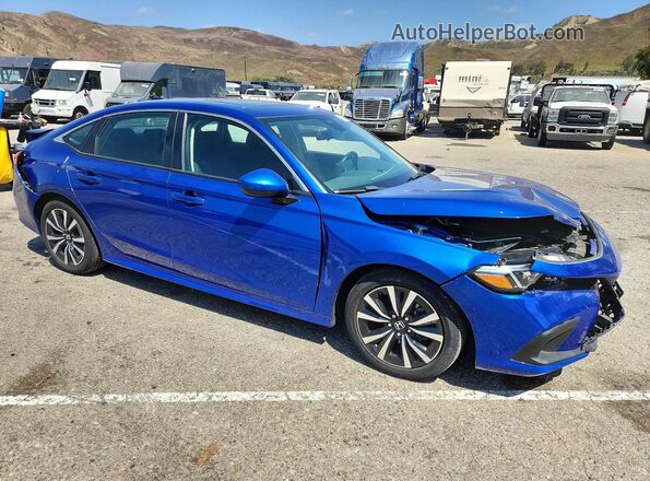 2HGFE1F72RH301417 2024 HONDA CIVIC Blue წინა მარჯვენა