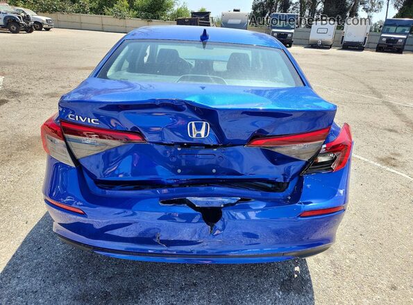 2HGFE1F72RH301417 2024 HONDA CIVIC Blue უკანა ხედი