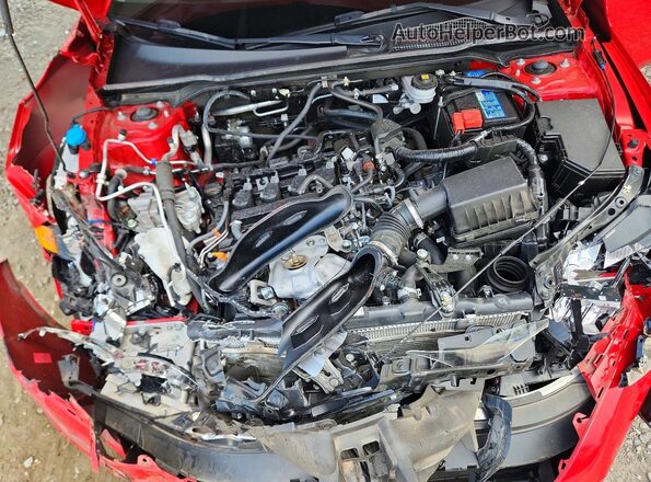 2HGFE1F73NH328944 2022 HONDA CIVIC Красный Вид задней части салона