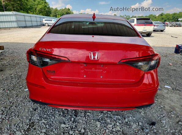 2HGFE1F73NH328944 2022 HONDA CIVIC Красный Вид сзади