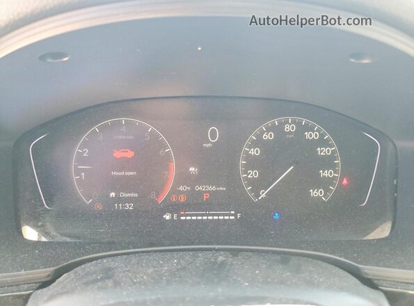 2HGFE1F73PH312777 2023 HONDA CIVIC White Vista del cuadro de instrumentos