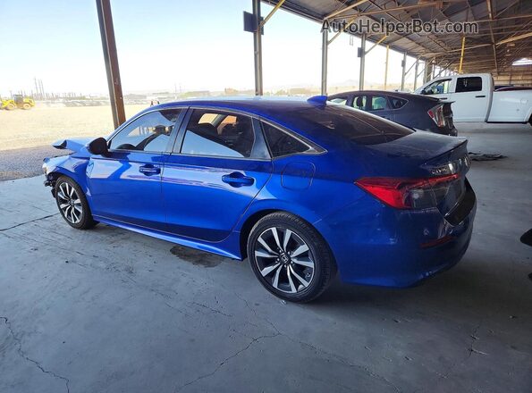 2HGFE1F75NH303642 2022 HONDA CIVIC Blue უკანა მარცხენა