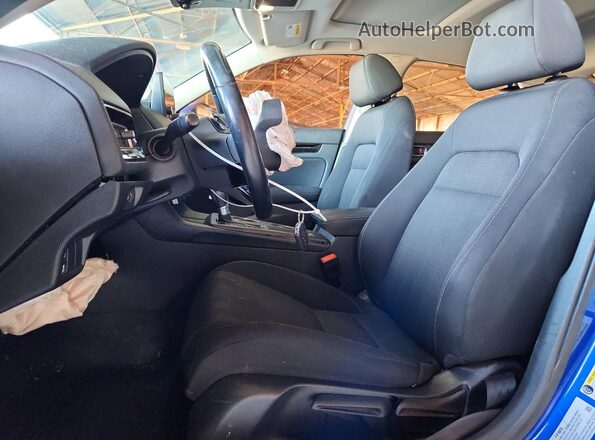 2HGFE1F75NH303642 2022 HONDA CIVIC Blue წინა სალონის ხედი