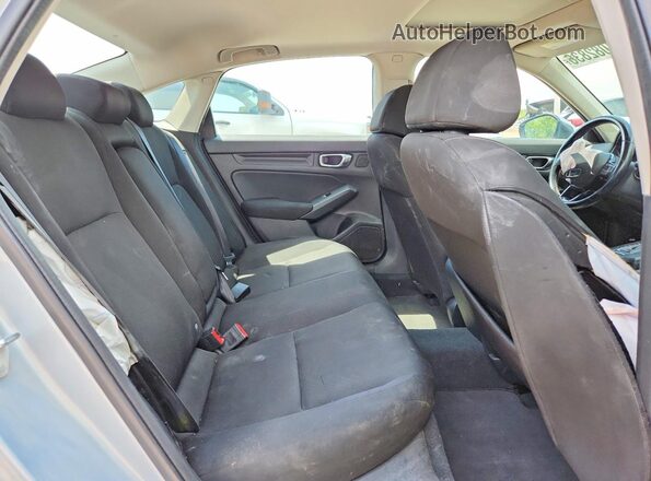 2HGFE1F75NH305083 2022 HONDA CIVIC Blue უკანა სავარძლების ხედი
