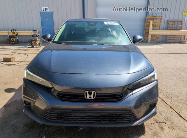 2HGFE1F75NH319131 2022 HONDA CIVIC Gray Widok z przodu