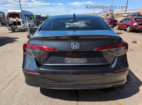 2HGFE1F75NH319131 2022 HONDA CIVIC Gray Widok wnętrza z przodu