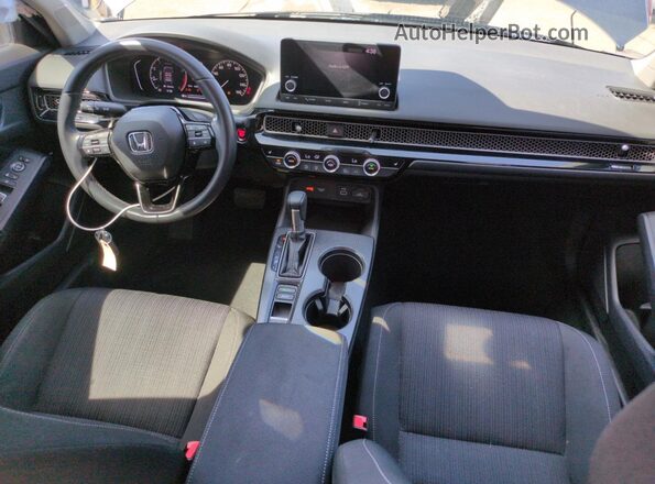 2HGFE1F75NH319131 2022 HONDA CIVIC Gray Widok wnętrza z tyłu