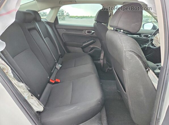 2HGFE1F75PH316250 2023 HONDA CIVIC White უკანა სავარძლების ხედი