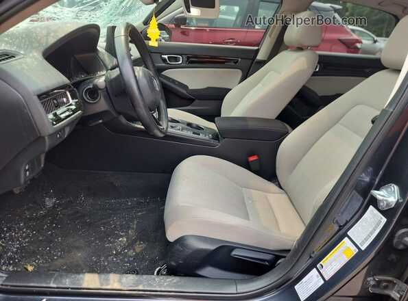 2HGFE1F75RH311794 2024 HONDA CIVIC Gray წინა სალონის ხედი