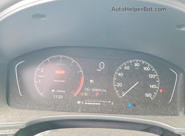 2HGFE1F75RH317241 2024 HONDA CIVIC Gray Սարքավորումների վահանակի տեսք
