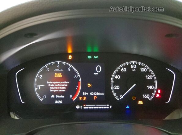 2HGFE1F75RH331155 2024 HONDA CIVIC Charcoal Սարքավորումների վահանակի տեսք