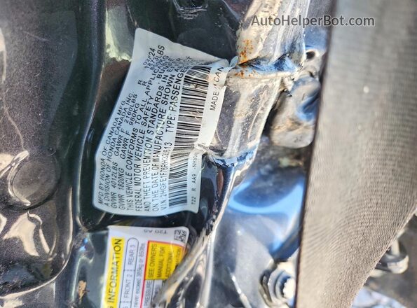 2HGFE1F76RH326613 2024 HONDA CIVIC Gray Vista del compartimento del motor
