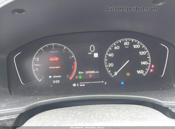 2HGFE1F77RH330248 2024 HONDA CIVIC Gray უკანა სავარძლების ხედი