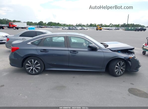 2HGFE1F77RH330248 2024 HONDA CIVIC Gray უკანა სალონის ხედი