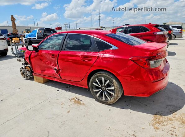 2HGFE1F78NH305613 2022 HONDA CIVIC Красный Задняя левая четверть