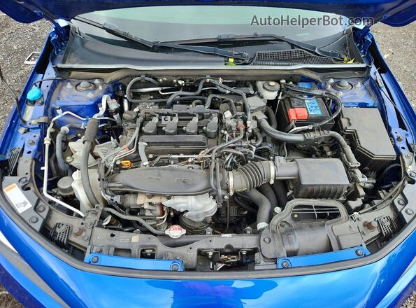 2HGFE1F78NH310701 2022 HONDA CIVIC Blue Vista interior trasera