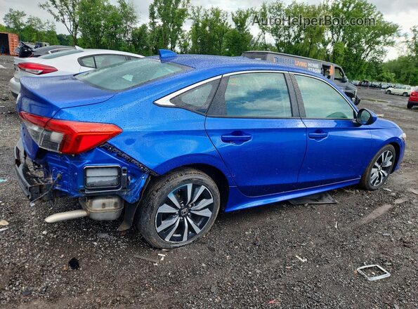2HGFE1F78NH310701 2022 HONDA CIVIC Blue Trasero derecho