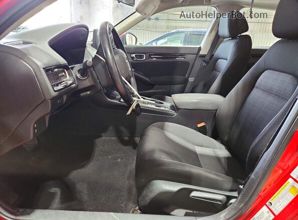 2HGFE1F79NH328964 2022 HONDA CIVIC Red წინა სალონის ხედი
