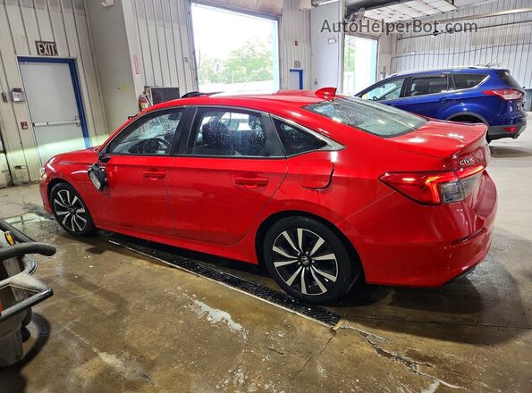 2HGFE1F79NH328964 2022 HONDA CIVIC Red უკანა მარცხენა