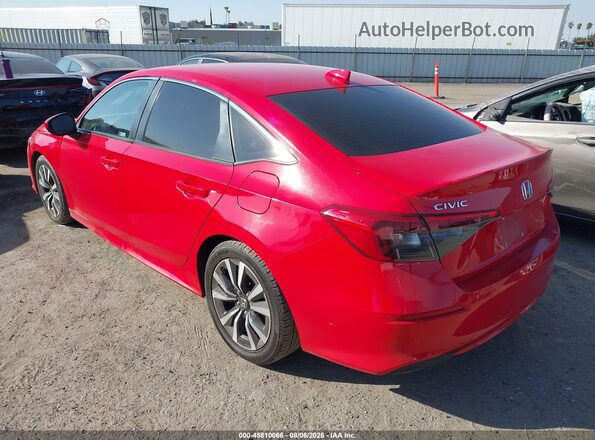 2HGFE1F7XNH325703 2022 HONDA CIVIC Красный Задняя левая четверть
