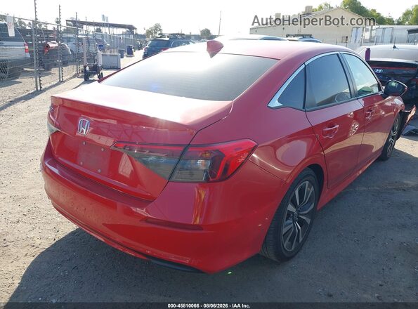 2HGFE1F7XNH325703 2022 HONDA CIVIC Красный Задняя правая четверть