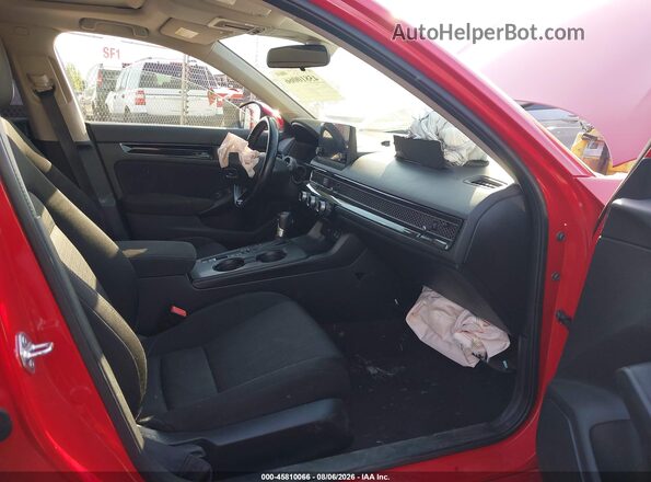 2HGFE1F7XNH325703 2022 HONDA CIVIC Красный Вид салона спереди