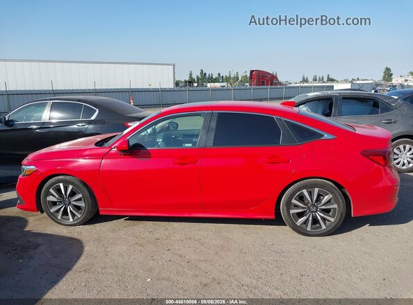 2HGFE1F7XNH325703 2022 HONDA CIVIC Красный Панорамный вид салона 360°