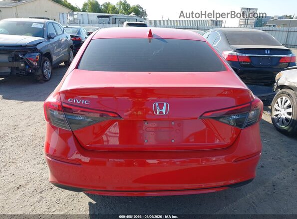 2HGFE1F7XNH325703 2022 HONDA CIVIC Красный 