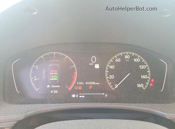 2HGFE1F7XRH311130 2024 HONDA CIVIC Gray Вид щитка приладів