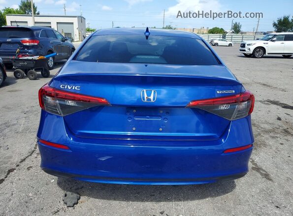 2HGFE1F90NH307163 2022 HONDA CIVIC Blue უკანა ხედი