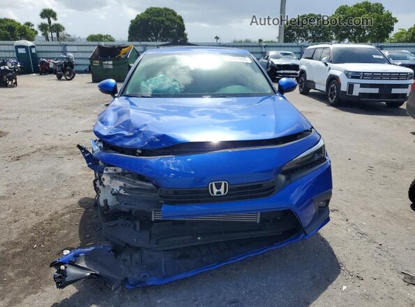 2HGFE1F90NH307163 2022 HONDA CIVIC Blue წინა ხედი