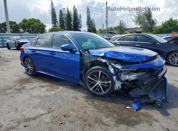 2HGFE1F90NH307163 2022 HONDA CIVIC Blue წინა მარჯვენა