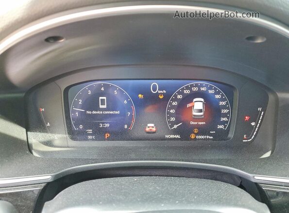 2HGFE1F90RH001862 2024 HONDA CIVIC Silver Vista del cuadro de instrumentos
