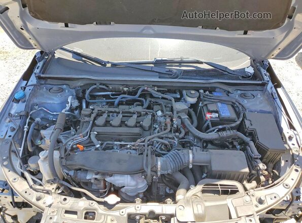 2HGFE1F90RH315091 2024 HONDA CIVIC Blue Rear interior view