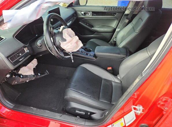 2HGFE1F90RH330934 2024 HONDA CIVIC Red Widok wnętrza z przodu