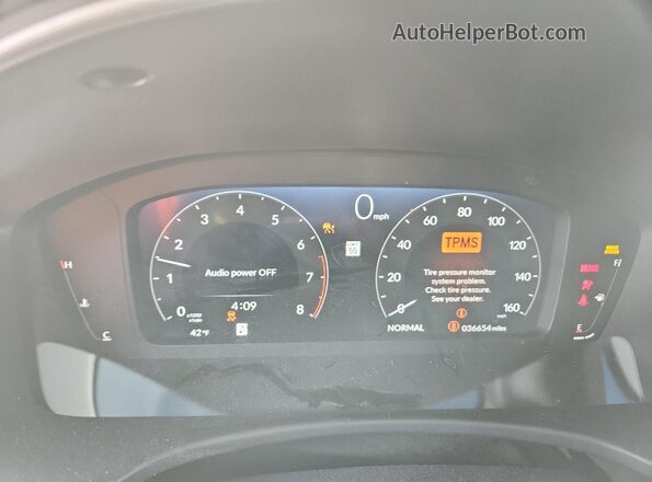 2HGFE1F90RH330934 2024 HONDA CIVIC Red Widok zestawu wskaźników