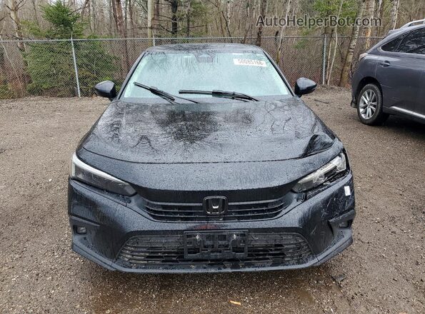 2HGFE1F91NH006675 2022 HONDA CIVIC Black Вид спереду