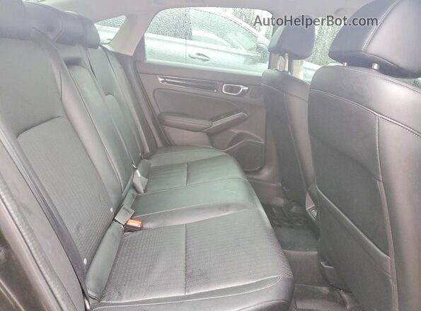 2HGFE1F91NH006675 2022 HONDA CIVIC Black Вид задніх сидінь