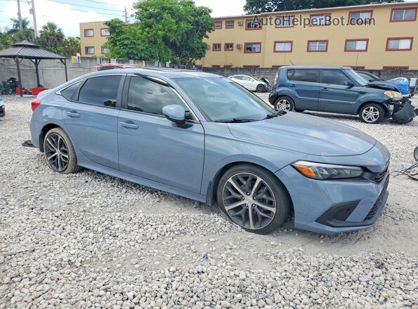 2HGFE1F92NH316348 2022 HONDA CIVIC Gray Առջևի աջ