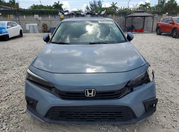 2HGFE1F92NH316348 2022 HONDA CIVIC Gray Դիմացի տեսք
