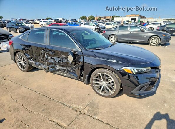 2HGFE1F92PH305093 2023 HONDA CIVIC Black Передня права чверть